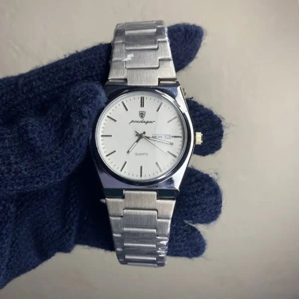 Poedagar 930 Watch - Silver White