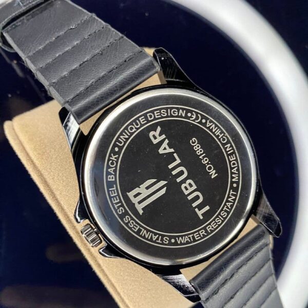 Tubular Leather Watch For Man - Image 5
